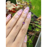 0.89 Ct. Pinkish Purple Spinel from Ceylon (Sri Lanka) Life Style