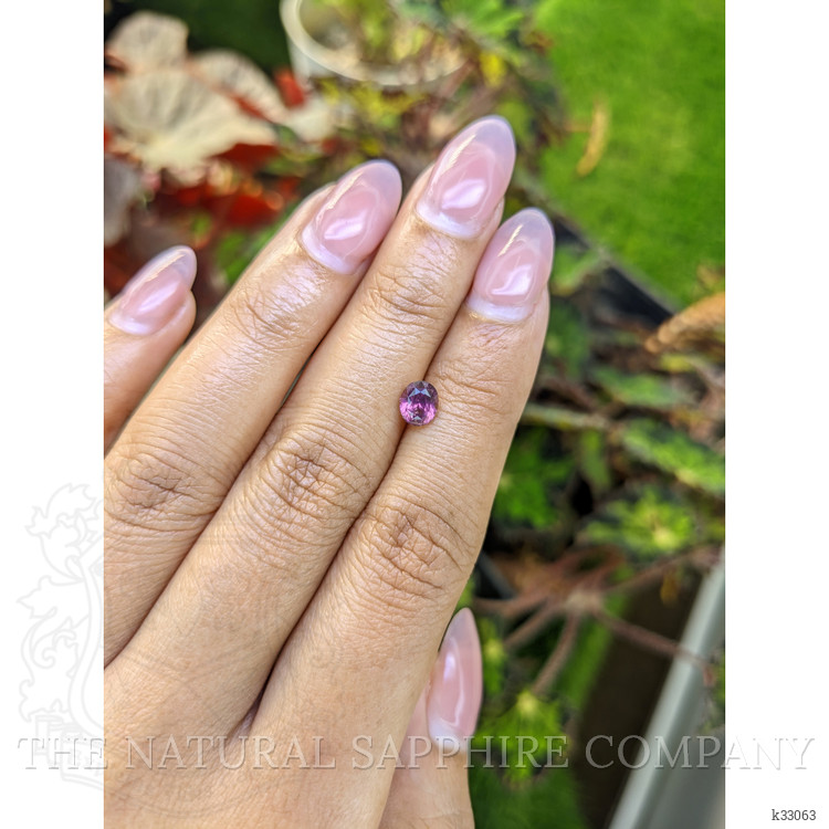 0.89 Ct. Pinkish Purple Spinel from Ceylon (Sri Lanka)