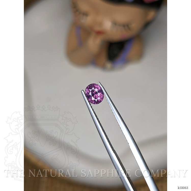 0.89 Ct. Pinkish Purple Spinel from Ceylon (Sri Lanka)