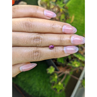 0.89 Ct. Pinkish Purple Spinel from Ceylon (Sri Lanka) Life Style