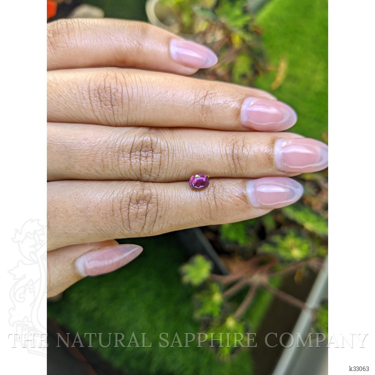 0.89 Ct. Pinkish Purple Spinel from Ceylon (Sri Lanka)