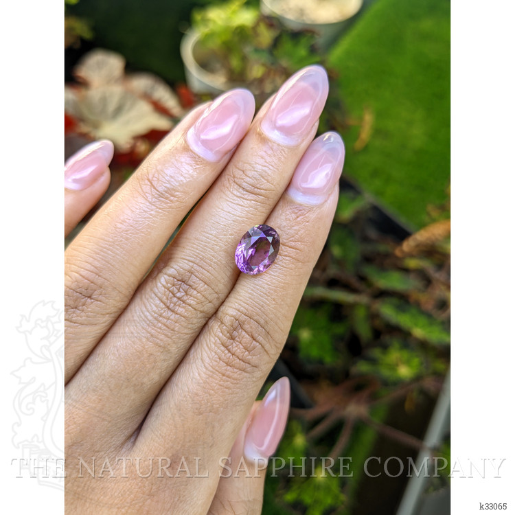 3.30 Ct. Purple Amethyst from Ceylon (Sri Lanka)
