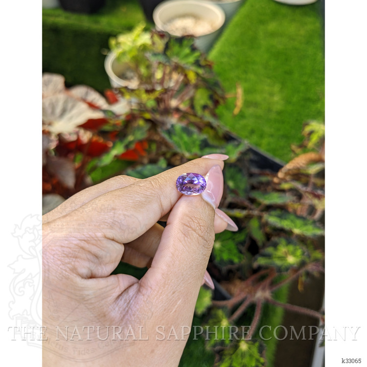 3.30 Ct. Purple Amethyst from Ceylon (Sri Lanka)
