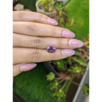 3.30 Ct. Purple Amethyst from Ceylon (Sri Lanka) Life Style