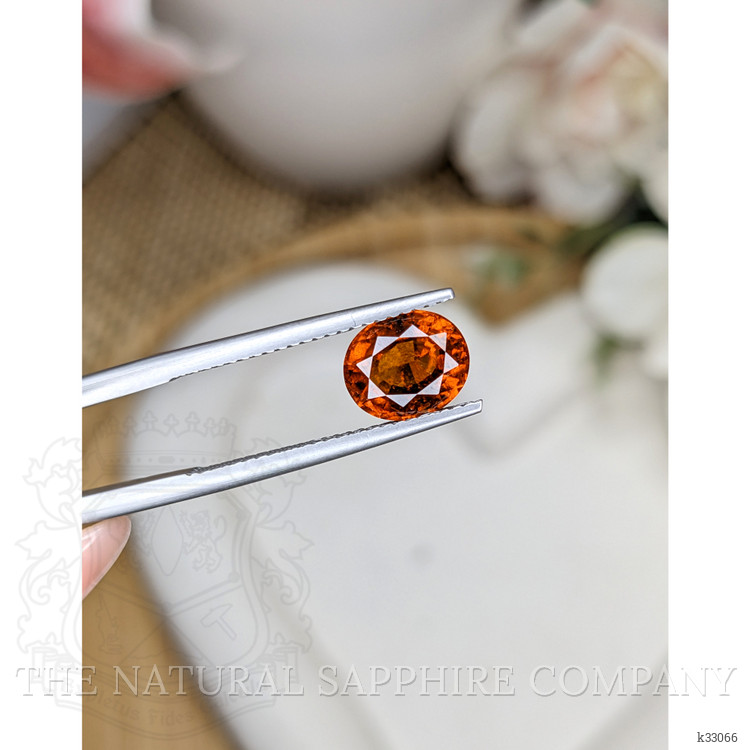 2.60 Ct. Orange Hessonite Garnet from Madagascar