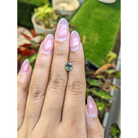 1.52 Ct. Green Zircon from Ceylon (Sri Lanka) Life Style