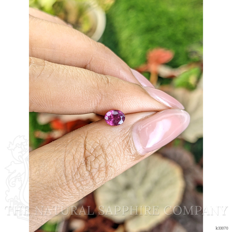 0.72 Ct. Pinkish Purple Garnet from Ceylon (Sri Lanka)