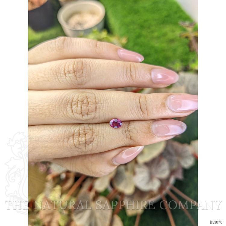 0.72 Ct. Pinkish Purple Garnet from Ceylon (Sri Lanka)