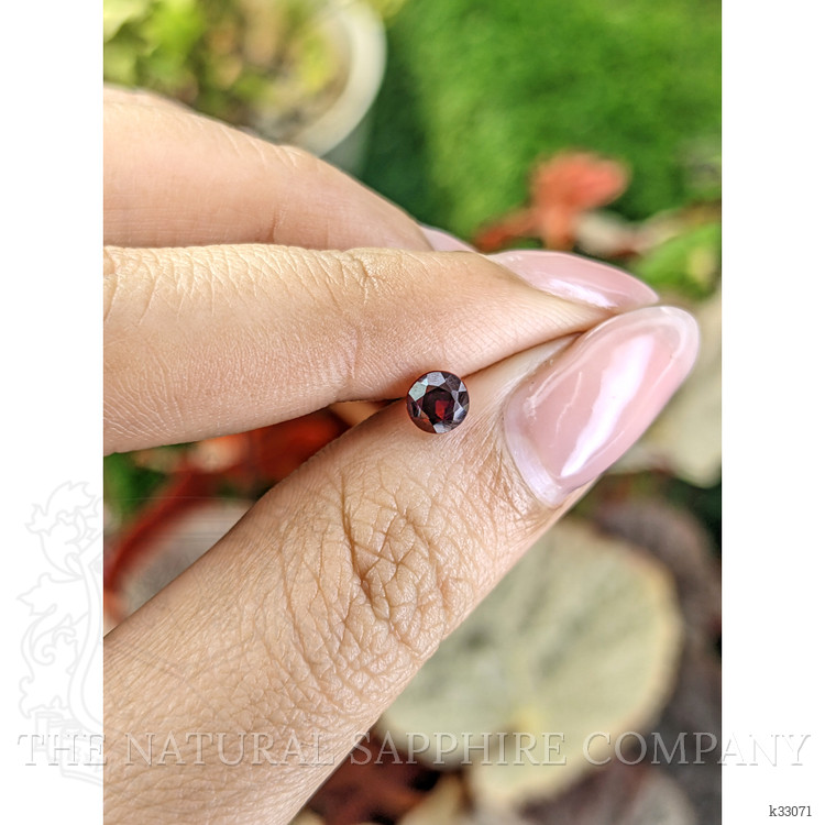 0.76 Ct. Red Garnet from Ceylon (Sri Lanka)