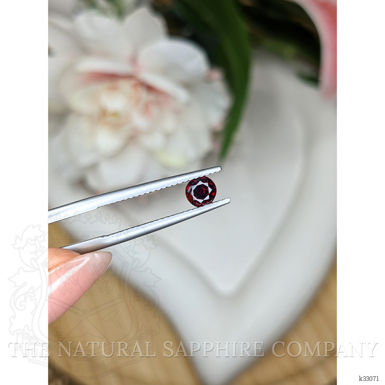 0.76 Ct. Red Garnet from Ceylon (Sri Lanka)