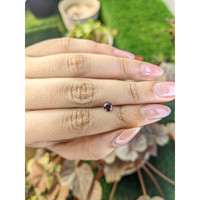 0.76 Ct. Red Garnet from Ceylon (Sri Lanka) Life Style