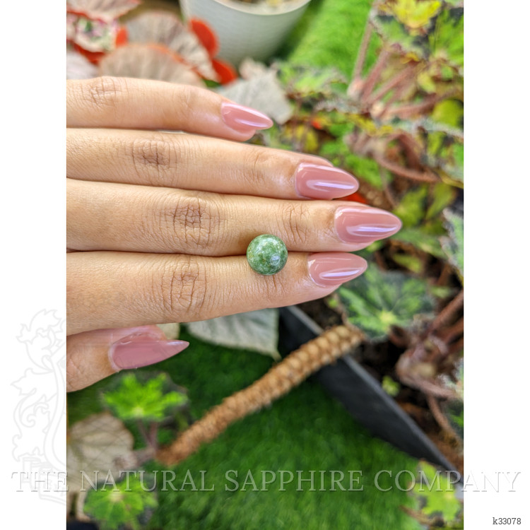 7.64 Ct. Green Jade from Burma (Myanmar)