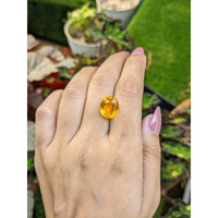 5.13 Ct. Yellow Citrine from Brazil Life Style