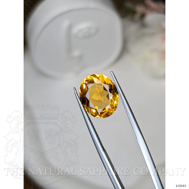 5.13 Ct. Yellow Citrine from Brazil