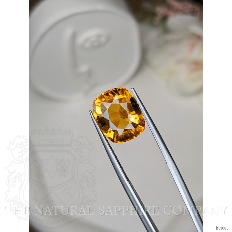 7.19 Ct. Orangish Yellow Citrine from Brazil