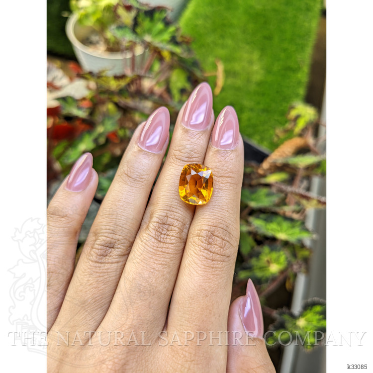 7.19 Ct. Orangish Yellow Citrine from Brazil