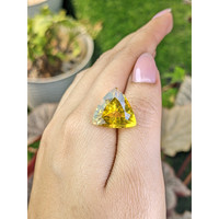 12.30 Ct. Yellow Citrine from Brazil Life Style