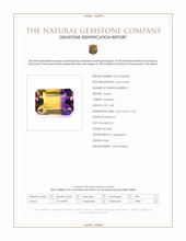 5.48 Ct. Bi Color Ametrine from Brazil Scan Report