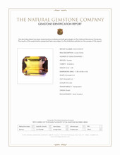 4.85 Ct. Bi Color Ametrine from Brazil Scan Report