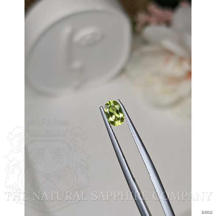 0.52 Ct. Yellowish Green Peridot from Ceylon (Sri Lanka)