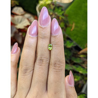 0.61 Ct. Yellowish Green Peridot from Ceylon (Sri Lanka) Life Style