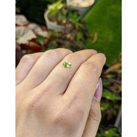 0.51 Ct. Green (Lime Green) Peridot from Ceylon (Sri Lanka) Life Style