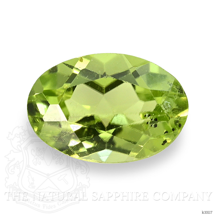 0.57 Ct. Yellowish Green Peridot from Ceylon (Sri Lanka)