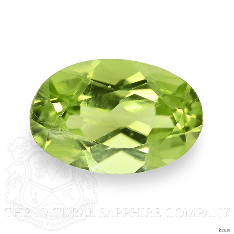 0.53 Ct. Yellowish Green Peridot from Ceylon (Sri Lanka)