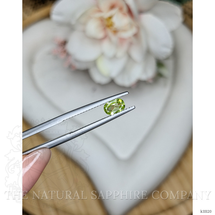0.40 Ct. Yellowish Green Peridot from Ceylon (Sri Lanka)
