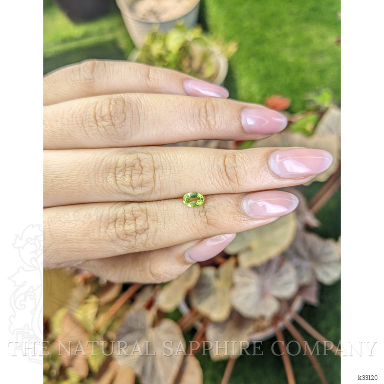 0.40 Ct. Yellowish Green Peridot from Ceylon (Sri Lanka)