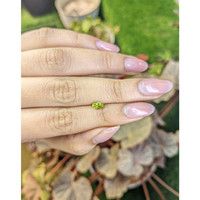 0.47 Ct. Yellowish Green Peridot from Ceylon (Sri Lanka) Life Style