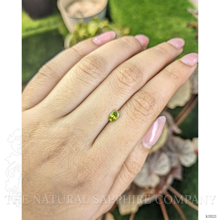 0.47 Ct. Yellowish Green Peridot from Ceylon (Sri Lanka)
