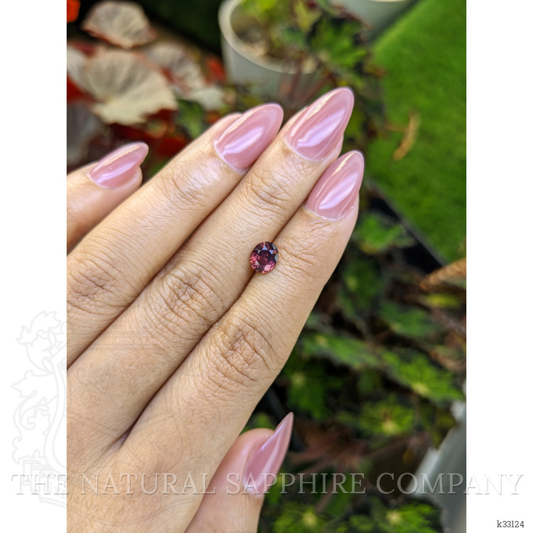 1.02 Ct. Purplish Red Spinel from Ceylon (Sri Lanka)