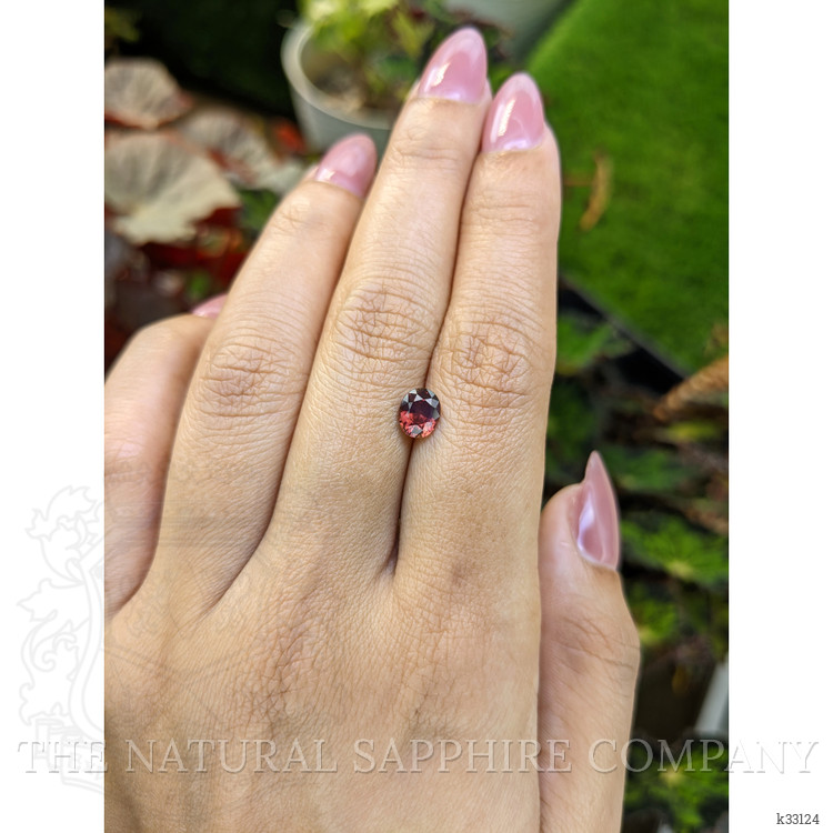 1.02 Ct. Purplish Red Spinel from Ceylon (Sri Lanka)