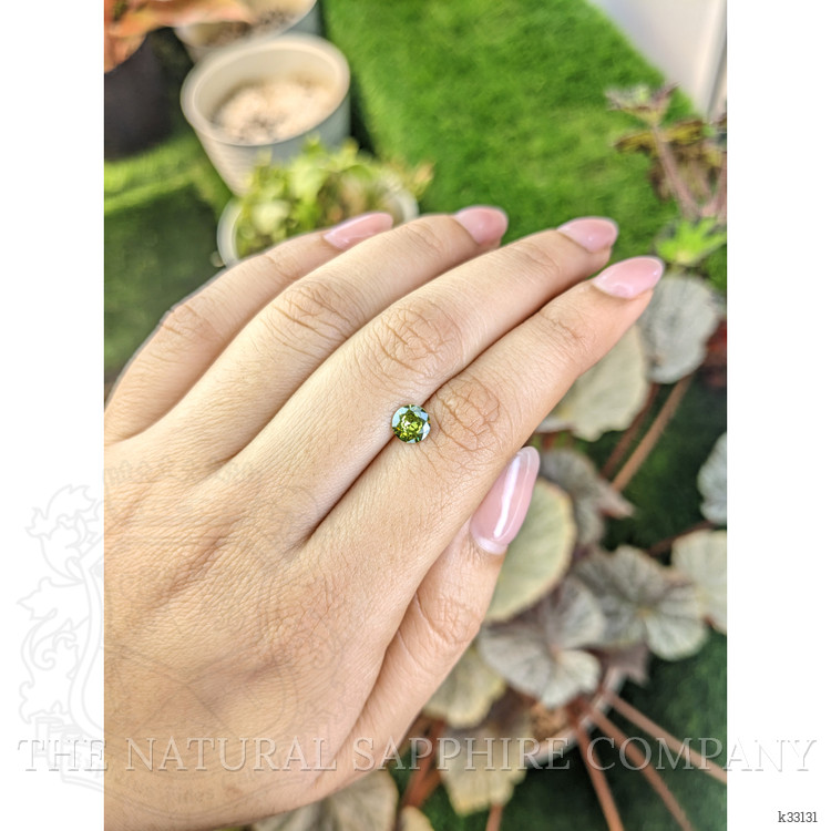 1.23 Ct. Yellowish Green Zircon from Ceylon (Sri Lanka)