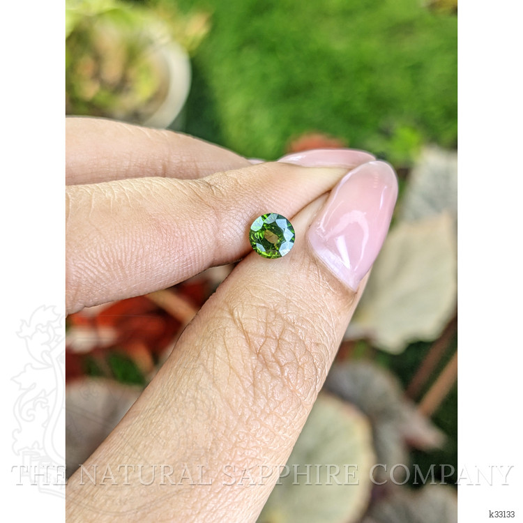 0.96 Ct. Green Zircon from Ceylon (Sri Lanka)