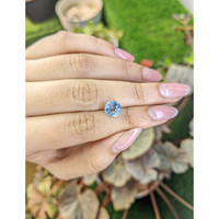2.96 Ct. Sky Blue Topaz from Ceylon (Sri Lanka) Life Style