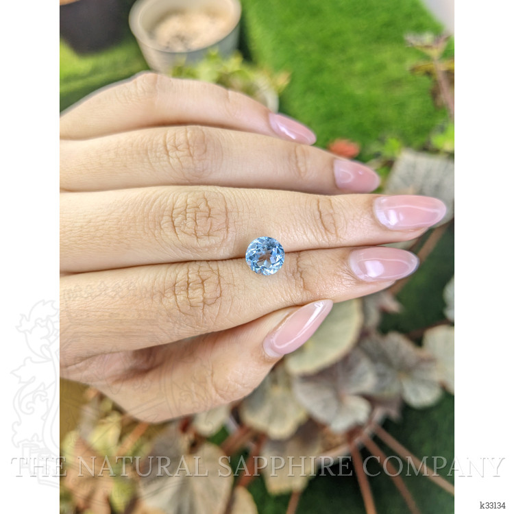 2.96 Ct. Sky Blue Topaz from Ceylon (Sri Lanka)