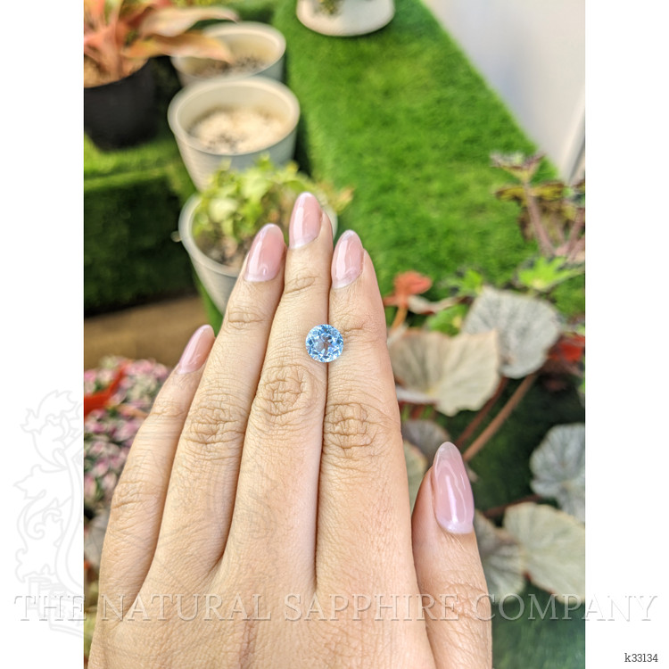 2.96 Ct. Sky Blue Topaz from Ceylon (Sri Lanka)