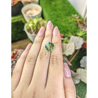 5.78 Ct. Green Prasiolite from Brazil Life Style