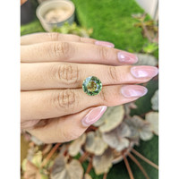 5.78 Ct. Green Prasiolite from Brazil Life Style