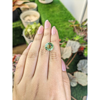 5.65 Ct. Green Prasiolite from Brazil Life Style