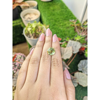 5.65 Ct. Yellowish Green Prasiolite from Brazil Life Style