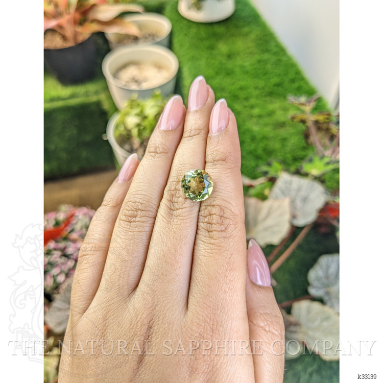 5.47 Ct. Yellowish Green Prasiolite from Brazil