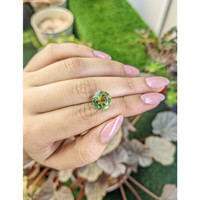 5.47 Ct. Yellowish Green Prasiolite from Brazil Life Style
