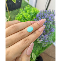 2.82 Ct. Cabochon Turquoise from Persia Life Style