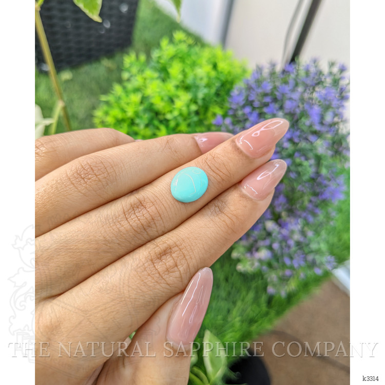 2.82 Ct. Cabochon Turquoise from Persia