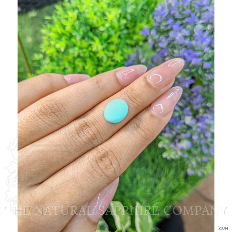 2.82 Ct. Cabochon Turquoise from Persia
