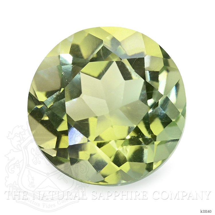 5.80 Ct. Yellowish Green Prasiolite from Brazil