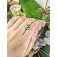 5.80 Ct. Yellowish Green Prasiolite from Brazil Life Style